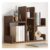 FENOKD Book Shelf Simple Desktop Bookshelf Bookcase Mountain-Shaped Multi-Layer Shelf Display Rack Can Be Used for Small Bookshelves Storage Rack Cosmetic Boxes. Shelves for Liv