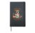 Feral Girl Autumn Pumpkin Season Autumn Leaves Fall Season Hardcover Journal, Black