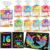 FEREDO KIDS 16 Pack Rainbow Scratch Notebook Art Party Favors for Kids