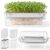 Ferrochef 2 Pack Upgraded Visual Seed Sprouter Tray, Seed Sprouting Kit with Lid, 10.4″ Soilless Germination Set, Microgreens Growing Kit, Encrypted Mesh Starter Tray for Beans Broccoli Wheat Grass