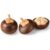 Ferrochef 2 Pcs Wooden Mangosteen Passive Oil Diffuser Mini Essential Oil Passive Diffuser Non Electric Porcelain Aromatherapy Diffusers for Car, Desk, Travel, Rooms, Home, Office