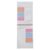 FESTFENDS Pink Weekly Planner Notepad for Business and School Agenda Use with Goal Achievement Support and Sturdy Paper and Metal Materials, Office and Academic Project Planning Notebook