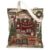 Festive Farmers Market Holiday Scene Stall Canvas Tote Bag 13×15 Inch