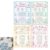 Festkulux Farm Themed Mahjong shufflers Night Party Decor for Table Game Rule Cards & Tabletop Game Accessory Decorations