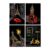 FewNvWa 4 Pieces Scratch Paper Art Set Scratch Painting Drawing Card Ornament Scratch Paper Card with Wooden Stick DIY Craft Kit Educational Toy Paper and, Street Corner