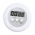 FewNvWa 5X Digital Timer Kitchen Timer LED Digital Alarm Timer Manual Electronic Control Suitable for Work Fitness Classroom Teacher
