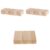 FewNvWa Balsa Wood Blocks Sticks Squares Rods Unfinished Natural Wood Machined Sanded Close Grained Easy to and Suitable for Scratch Models