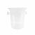 FewNvWa Champagne Ice Bucket Chiller Drink Tub Beverage Holder with Carry Handles Clear Polystyrene Lightweight Design Suitable for Parties Gatherings Backyard Events Home Entertaining