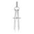 FewNvWa Compass Drawing Tool for Students, Silver, Single Spring dividers
