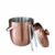 FewNvWa Double Layer Ice Bucket Stainless Steel Chiller Tub Beverage with Carry Handle Sturdy Build for Bar Countertop Outdoor Dining, Mirror Polish Silver
