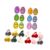 FewNvWa Filled Easter Eggs Easter Basket Stuffers with Colorful Bunnies Gift Box Fillers for Presents Stuffed Toy, 12 Eggs
