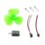 FewNvWa Mini Wind Generator Wind Generator Science Kit with DIY Assembly LED 360 Degree Orientation Body Suitable for Teaching, 4 Pcs