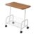 FewNvWa Rolling Utility Cart Mobile Side Table Bedside Table Sofa Side Table Couch End Table with Detachable Basket and 360 Rotation Wheels Suitable for, White Legs