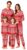 FFFish Family Matching Christmas Pajamas Sets Holiday Cozy Xmas Pjs for Family (Red-01，Men，X-Large)