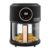 FFIHAKL Glass Air Fryer, 360° Viewable Airy Fryer, Transparent Fry Bowl