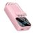 Ffnpua 10000mAh Portable Charger with Built-in Cables, 20W PD Fast Charging Power Bank with LED Display, 2 Input&5 Output Ultra Battery Pack Compatible with iPhone, Android etc