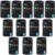 Fiada 12 Pieces Pocket Size Mini Calculators Handheld Angled 8-Digit Display Calculators Basic Standard Small Accounting Desktop Supplies for Office School and Home