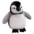 FIAEUGZKM Cute Soft Fluffy Penguin Plush Toy, 11.8″ Adorable Penguin Stuffed Animal Gift for Boys Girls Holiday Decor, Gray and White