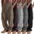 Ficerd 5 Pack Mens Cargo Sweatpants with Pockets, 5-Color, Medium