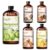Fidelissima Natural Essential Oil Set,5 Scents Gift Kit–Bergamot,Coconut,Sandalwood,Cinnamon,Magnolia,Fragrance Oil for Diffuser,Candle Soap Making,Personal Care with Glass Dropper