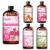 Fidelissima Natural Essential Oil Set,5 Scents Gift Kit–Geranium,Cinnamon,Geranium,Cherry Blossom,White Musk,Fragrance Oil for Diffuser,Candle Soap Making,Personal Care with Glass Dropper
