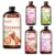Fidelissima Natural Essential Oil Set,5 Scents Gift Kit –Cinnamon,Bergamot,Lotus,AppleFresh,Magnolia,Fragrance Oil for Diffuser,Candle Soap Making,Personal Care with Glass Dropper
