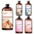 Fidelissima Natural Essential Oil Set,5 Scents Gift Kit –Cinnamon,Coconut,Ocean Breeze,Cherry Blossom,Peach,Fragrance Oil for Diffuser,Candle Soap Making,Personal Care with Glass Dropper