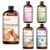 Fidelissima Natural Essential Oil Set,5 Scents Gift Kit –Cinnamon,Cherry Blossom,Marjoram,Cedarwood,Ocean Breeze,Fragrance Oil for Diffuser,Candle Soap Making,Personal Care with Glass Dropper