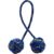 Fidget Beads Skill Toys Parachute Cord and Steel Bead Handmade(Gold Blue)