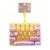 Fidget Keyboard Toy, 26 Keys Silent Tactile Decompression Button Toy, Portable Stress Relief for Office & Study(Yellow2)