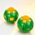 Fidget Spinner Ball Press to Spin, 3D Printed Squishy Stress Relief Toy relieves Stress & Anxiety, Pocket-Sized for Party Favors, Classroom prizes and Daily Sensory use. (Green 2pc)