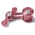Fidget Spinner for Adults, Metal Silent Figette Office Desk Toy Quiet Cool Gadgets Gifts for Teen Boys Kid Anxiety Stress Relief Calm Down Sensory Autism Autistic ADHD Airplane Travel (Red)