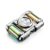Fidget Spinner Mecha Tank Fidget Spinner with DIY Luminous Strips Metal Stress Relief Fidget Toy for Adults (Silver)