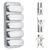 Fidget Toys Adults Metal Fidget Slider EDC Magnetic Haptic Fidget Clicker with 3 Noise Levels, Loud-Quieter-Quiet Fidget Toy for Adults Office Class, Magnetic Toys, Relief Stress and Anxiety