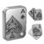 Fidget Toys Adults Metal Fidget Slider Poker Cards Fidget Metal Fidget Slider Fidget Toys Adults Decompression Desk Toys to Relief Anxiety and Stress for ADD, ADHD & Autism (Silver)