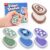 Fidget Toys Adults Stress Relief: 8 Pack Dual-Sided Fidget Stones – Sensory Calming Desk Toys – Pocket Hand Fidgets for Tension Relief, Work & Travel – Gifts for Coworkers & Friends