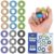 Fidget Toys Kids Sensory Ring: 24 Pack Textured Finger Rings – ADHD Autism Kids Sensory Calming Toys – Quiet Skin-Picking Fidgets for Classroom