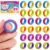 Fidget Toys Kids Sensory Rings: 24 Pack Texture Finger Spinner- Quiet Fidgets for Classroom Prizes – Sensory Toys for Autism Stress Relief – Bulk Party Favors Goodie Bag Stuffers for Kids