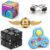 Fidget Toys Set for Kids Adults, Sensory Pack with Fidget Chain, Infinity Cube, Fidget Spinner Cube, Metal Orb Sphere, Fidget Pad, Office Desk Gadget, Christmas Stocking Stuffer Birthday Gift 5 Pack
