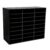 Fifizoo 24-Slot Mail Sorter Organizer, PVC Mailbox for Classroom, Black