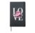 Figuring Skating Love on Ice With Pink Skates Hobby Hardcover Journal, Black