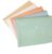 File Folders 5Sets A4 File Colored Transparent Plastic Thickened Large Capacity Button Paper Bag File folders