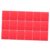 File Folder with Double Pockets 18pcs Plastic Red Foldable for Office