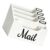 File Sorter in Wooden Design, Desktop Organizer for Mail Notes and Supplies, Study Desk Reception Use Desktop Paper Sorter Wooden Mail Organizer Document Tray