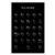 Filipino Alphabet Letter Chart Poster Black White Typography Wall Art (Unframed,12×18 inch)
