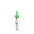 FILWY Magnetic Camping Hooks with Aluminum D-Ring Carabiner, Strong Magnet for Tent Canopy, Portable Lightweight Gear Hanger for Outdoor, RV, and Garage Storage (Large Size Emerald Green)