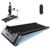 FINEHORSE Treadmill with Auto Incline, 13% Auto Incline Walking Pad, 2.5HP 330lbs Capacity Under Desk Treadmill for Home, LED Display, Remote Control