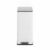FinerFurnis 4 Gallon/15L Slim Stainless Steel Trash Can, Soft-Close Step Garbage Bin with Removable Inner Bucket, Rectangular Wastebasket for Kitchen, Bathroom, Office, Living Room