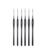 Fine Tip Paint Brush Set for Acrylic Models Miniature Detail Nylon Hair 5Pcs