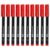 Fine Tip Permanent Markers 1.0 Mm, 10 Count Set for Notes, Labels, Organization, School Writing, Home Use Fine Tip Permanent Markers Labeling Note Writing Desk Organization Home Labeling Pens